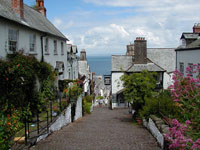 The cobbled street of Clovelly